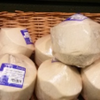 Shaved coconut wrapped in plastic. Seriously?!